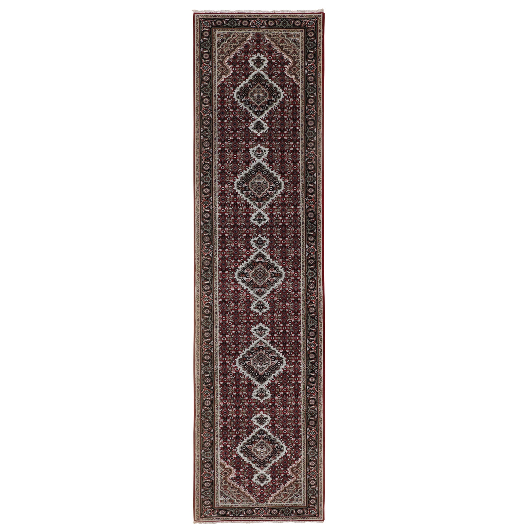 Traditional Silk Hand-Knotted Area Rug 2'9
